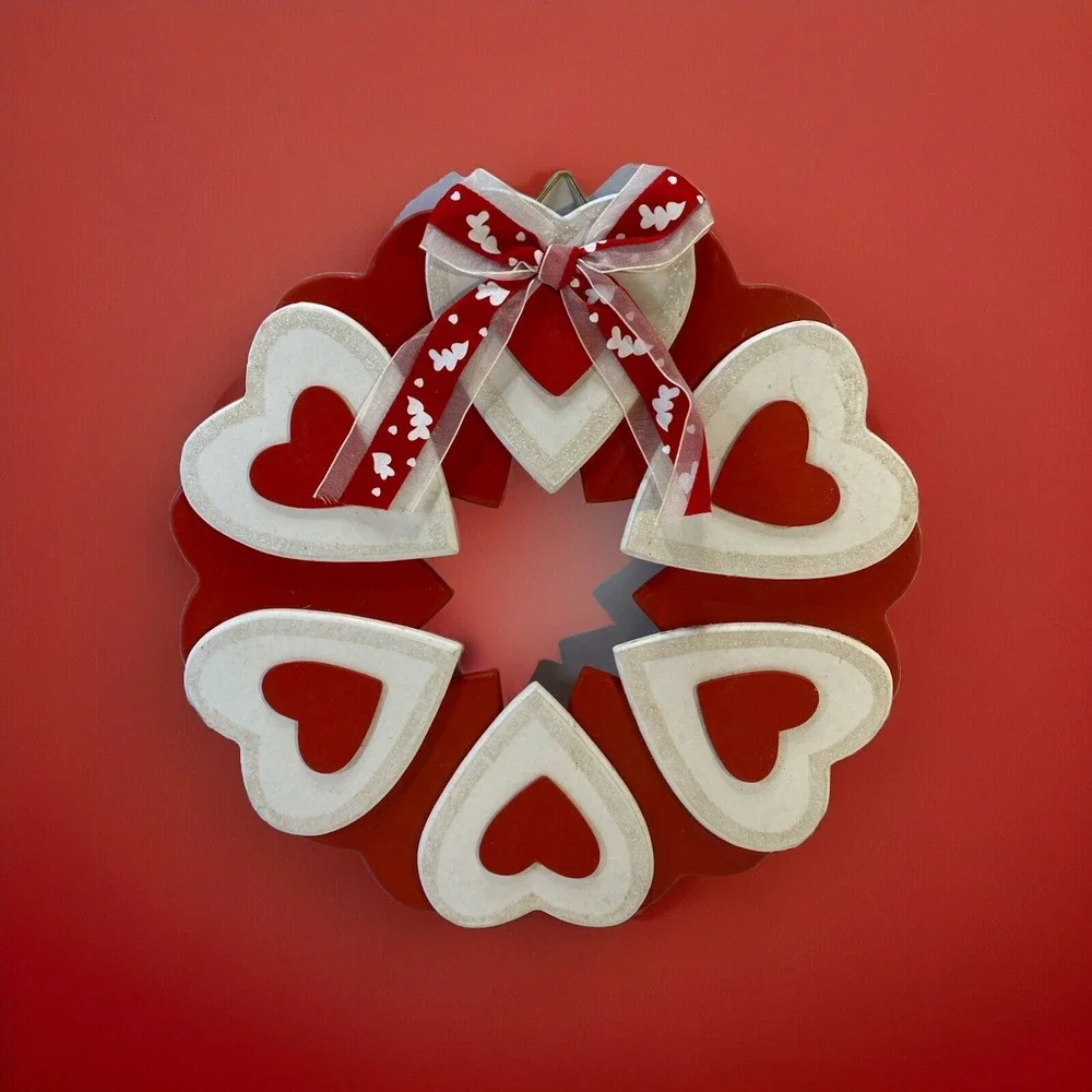VALENTINE'S DAY HEARTS HANGER Wreath, Hanging‎
